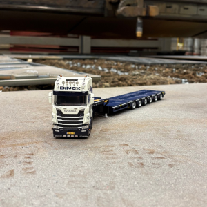 Scania Bincx vrachtwagen met trailer – WSI Models schaalmodel transportminiatuur